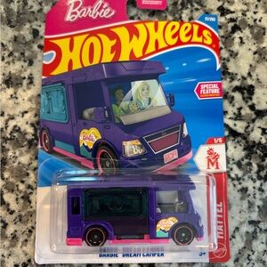 Hot Wheels Barbie Purple Dream Camper Toy Vehicle
